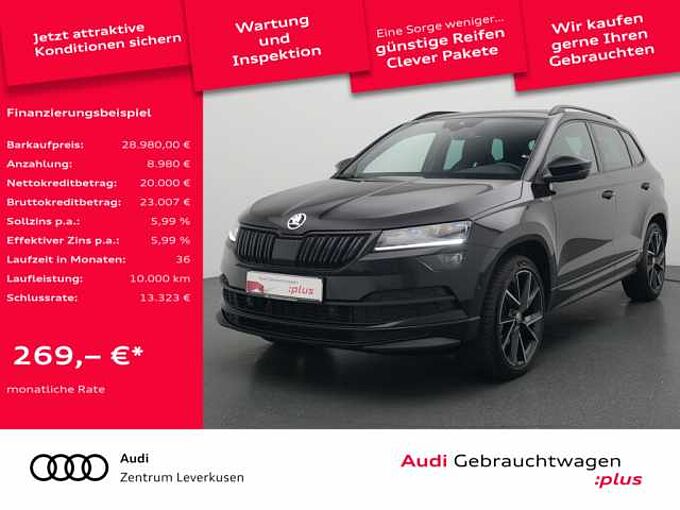 SKODA KAROQ Sportline 4x4 ACC MATRIX PANO NAVI SHZ KAM