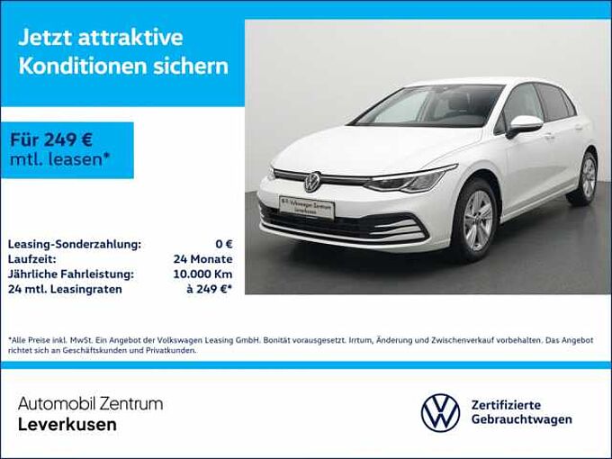 Volkswagen Golf VIII Life DSG ACC NAVI KAM SHZ