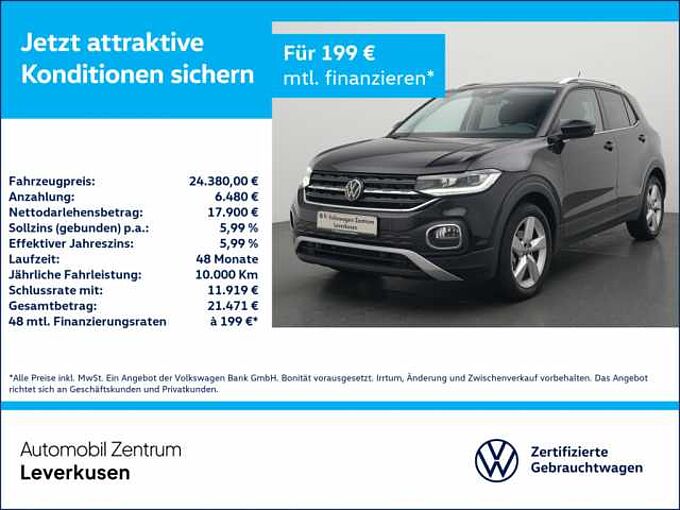 Volkswagen T-Cross 1.5 TSI DSG APP CONNECT KAM ACC LED SHZ