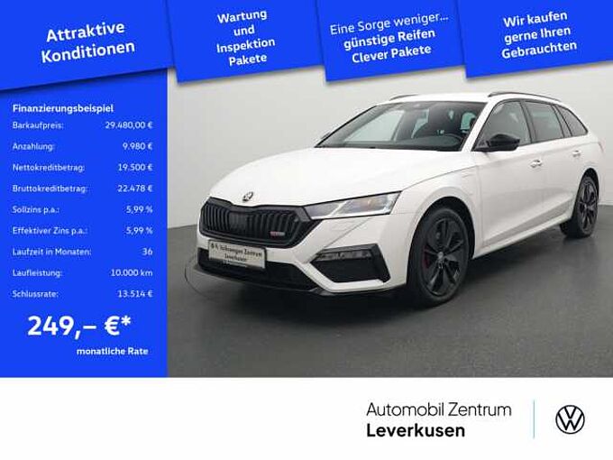 SKODA OCTAVIA Combi iV RS DSG SHZ LED PDC VIRT APP