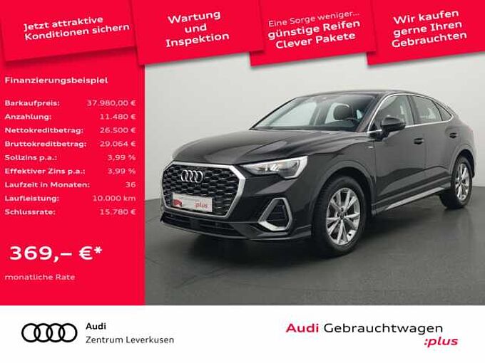 Audi Q3 Sportback TFSI S line S-TRON APP LED SHZ PDC