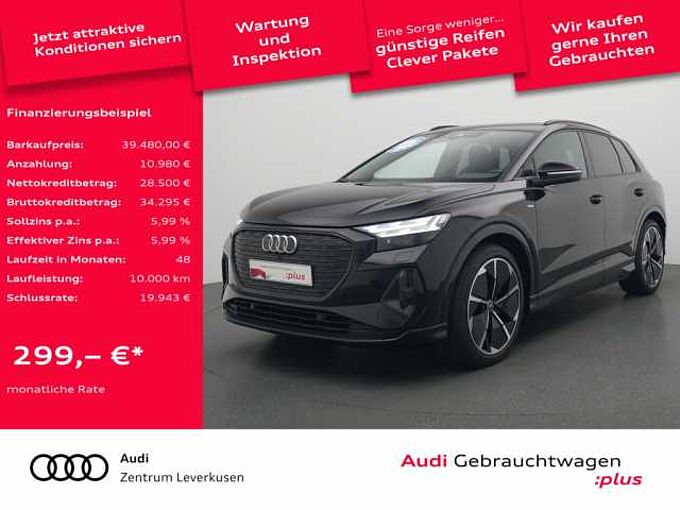 Audi Q4 e-tron S line PANO MATRIX NAVI VIRT ACC LEDER