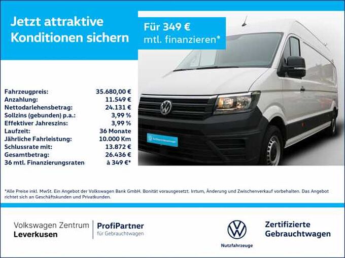 Volkswagen Crafter 35 Kasten LR Hoch KAM APP CONNECT PDC