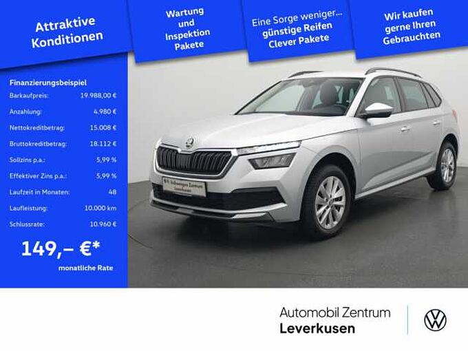 SKODA KAMIQ TSI Selection SHZ PDC APP CONNECT VIRT