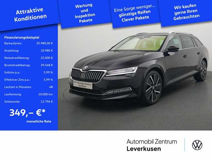 SKODA SUPERB Combi DSG STANDHZ AHK NAVI VIRT KAM 360°