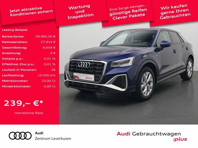 Audi Q2 S line SPORTSITZE APP CONNECT AHK PDC LED SHZ