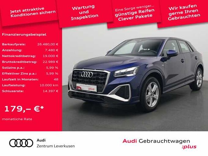 Audi Q2 S line LEDER APP CONNECT SPORTSITZE PDC SHZ