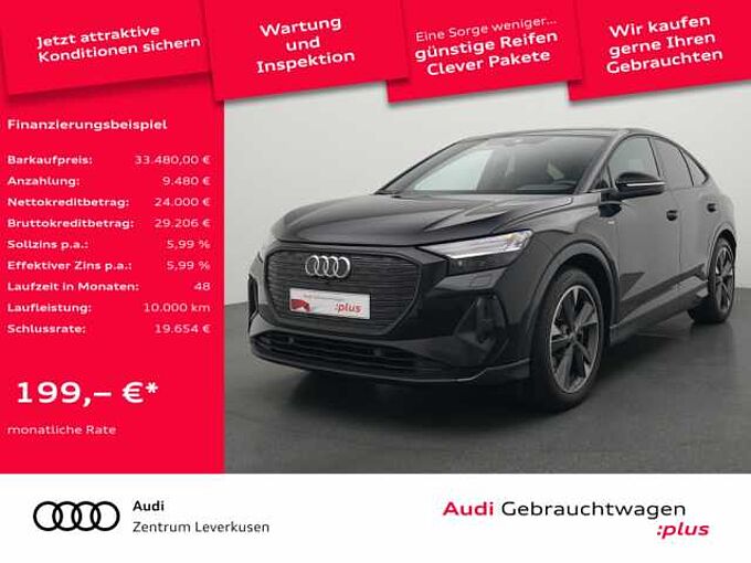 Audi Q4 e-tron Sportback S line LENKRADHZ APP MATRIX