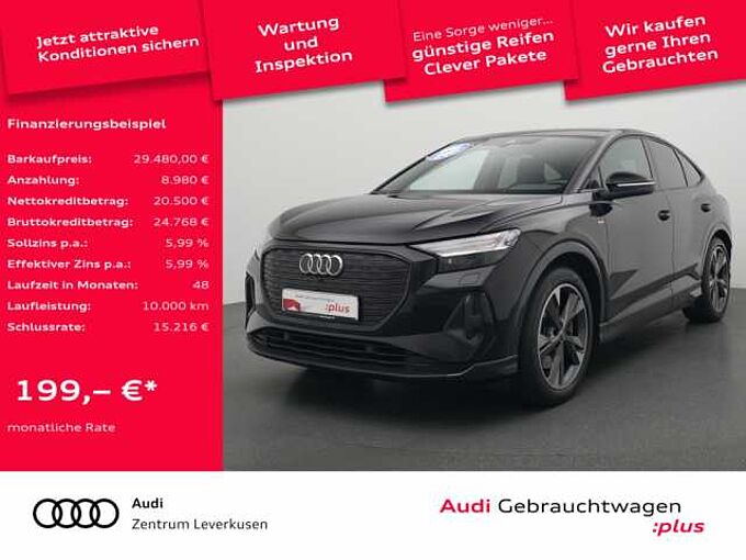 Audi Q4 Sportback S line ACC APP KAM VIRT MATRIX