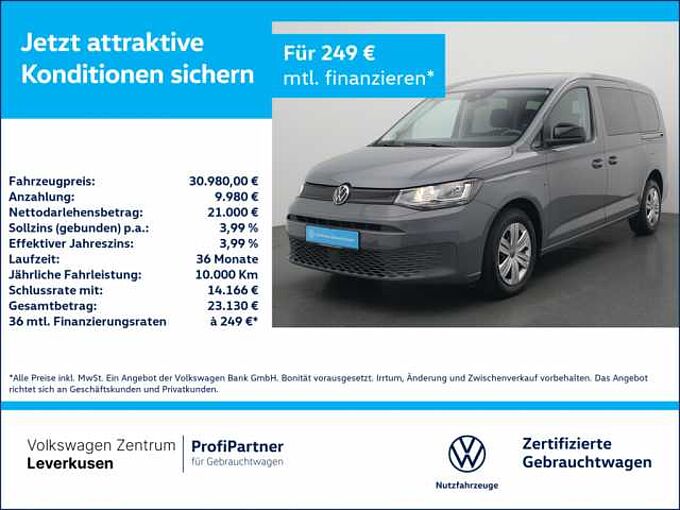 Volkswagen Caddy Maxi Lang SHZ CARPLAY AHK 7-SITZER PDC SHZ