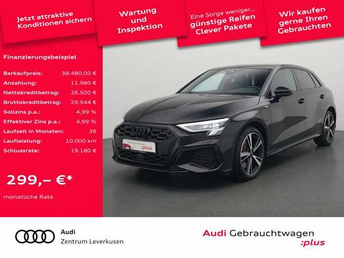 Audi A3 Sportback e S line ACC AHK NAVI KAM B&O