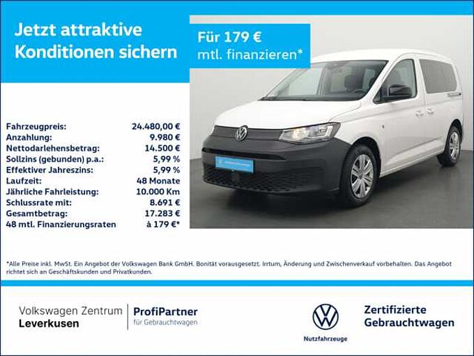 Volkswagen Caddy TSI PDC KLIMA DAB TEMPOMAT
