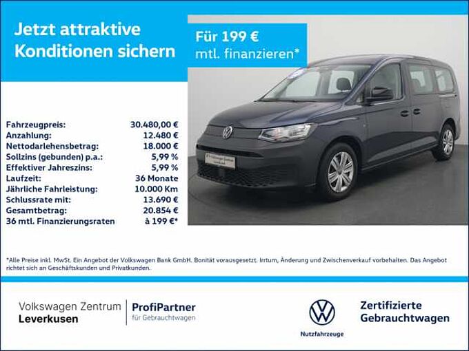 Volkswagen Caddy Maxi TSI APP PDC NAVI 7-SITZER
