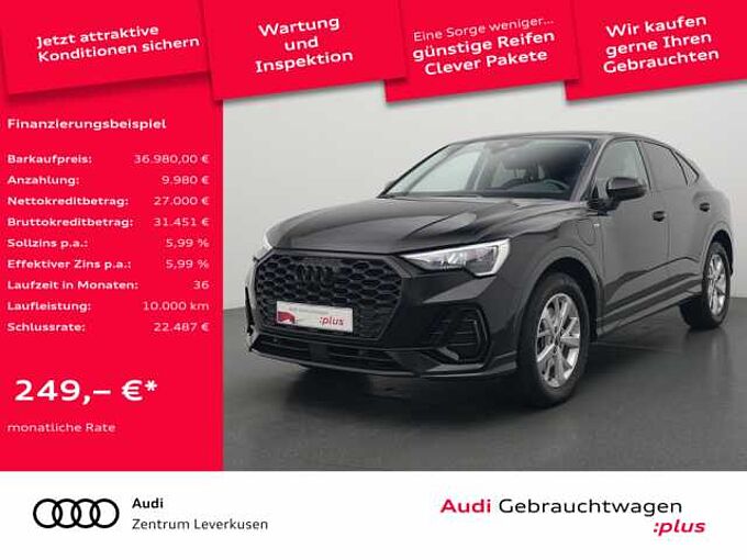 Audi Q3 Sportback 45 e S line S TRON NAVI SHZ LED PDC