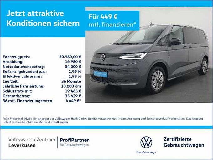 Volkswagen T7 Multivan DSG KAM PANO SHZ PDC MATRIX
