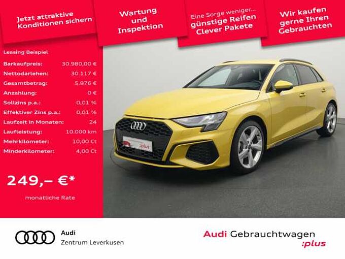 Audi A3 Sportback S line S-TRON AHK NAVI ACC VIRT