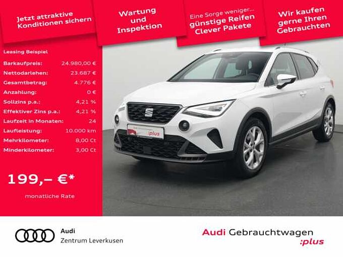 SEAT Arona TSI FR DSG ACC KEYLESS NAVI VIRT KAM SHZ