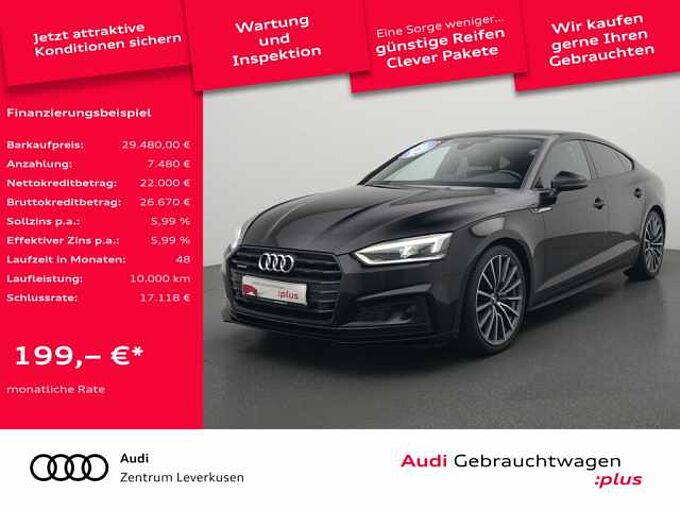 Audi A5 Sportback quattro S line STRON AHK LEDER NAVI