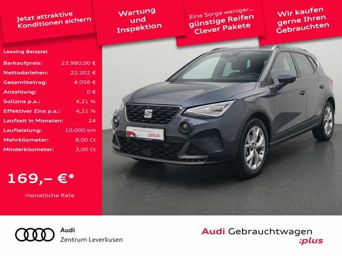 SEAT Arona TSI FR NAVI ACC APP LED SHZ VIRT KAM PDC