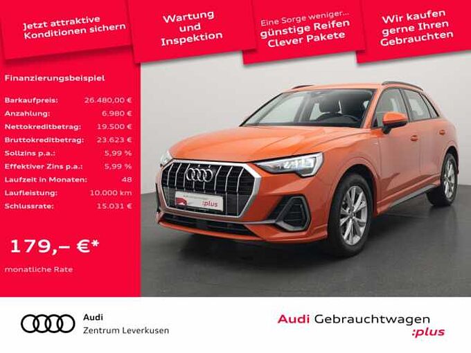Audi Q3 S line STRON AHK LED VIRT APP CONNECT SHZ PDC