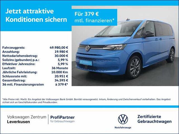 Volkswagen T7 Multivan eHybrid Life DSG AHK NAVI VIRT APP