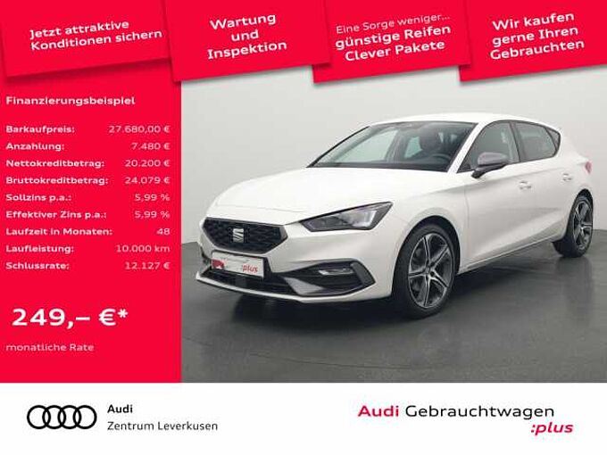 SEAT Leon FR Plus DSG VIRT CARPLAY LED SHZ PDC