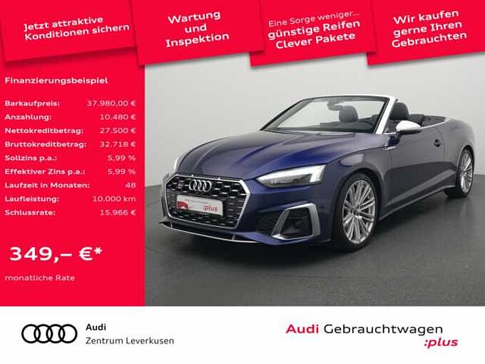 Audi S5 Cabriolet quattro VIRT LEDER MEMORY SHZ KAM