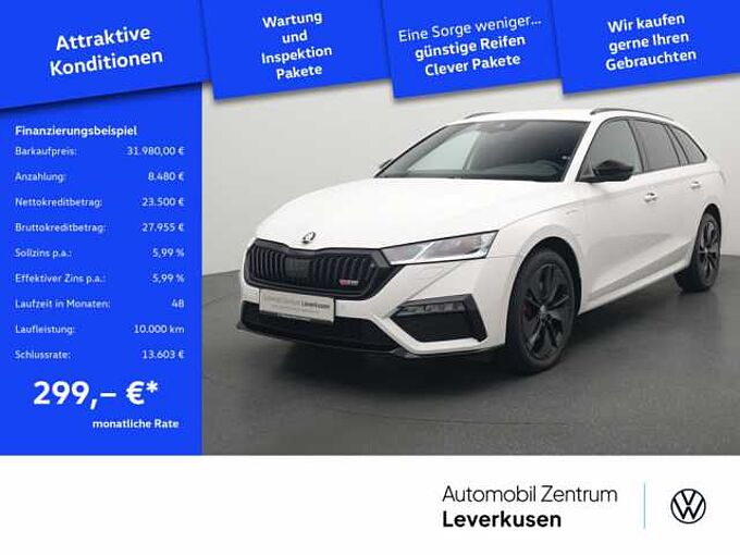 SKODA OCTAVIA Combi RS DSG LED SHZ VIRT APP PDC KLIMA