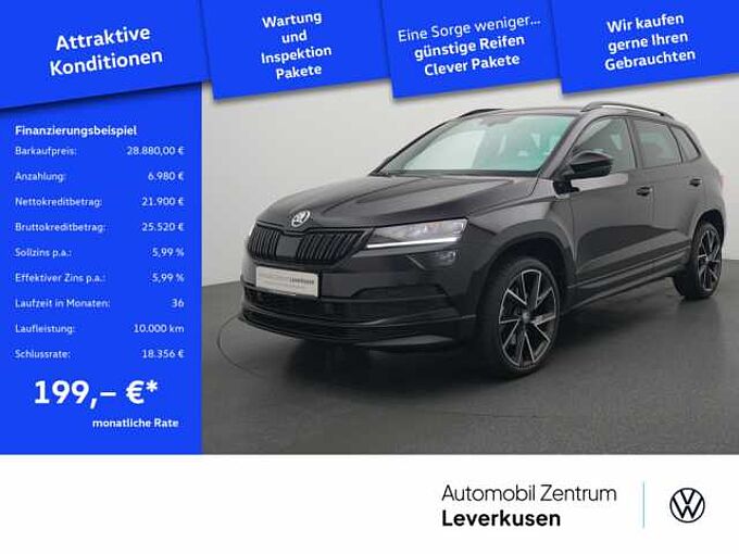 SKODA KAROQ Sportline ACC NAVI VIRT APP KAM AHK SHZ