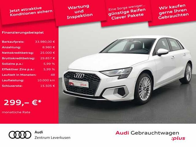Audi A3 Sportback 40 quattro advanced LED AHK SHZ PDC