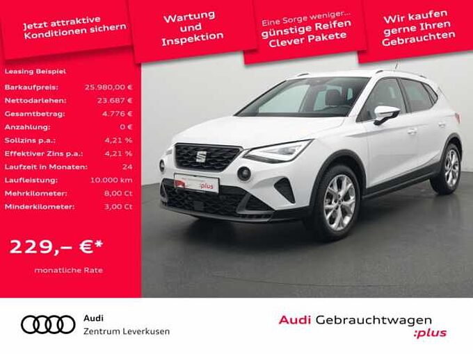 SEAT Arona FR DSG AHK ACC CARPLAY SHZ NAVI VIRT KAM