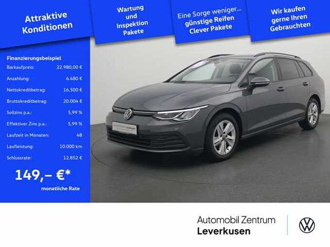 Volkswagen Golf VIII Variant Life DSG AHK NAVI VIRT MEMORY