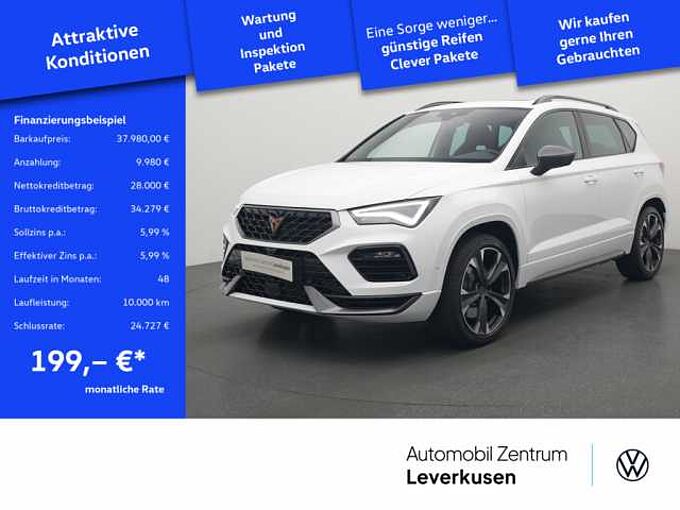 CUPRA Ateca VZ 4Drive LED NAVI VIRT SHZ CARPLAY LEDER