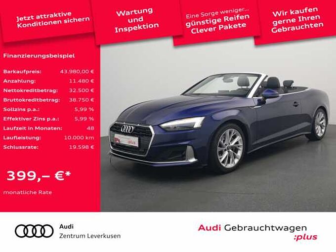 Audi A5 Cabriolet advanced VIRT LEDER KAM PDC ACC