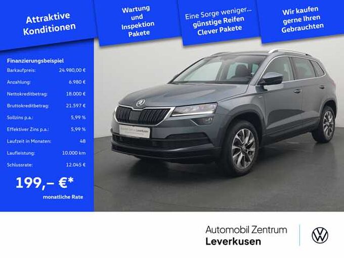 SKODA KAROQ Clever DSG AHK NAVI LEDER VIRT KAM CARPLAY