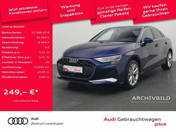 Audi A3 Limousine 30 TFSI advanced LED B&O HUD KAM SH