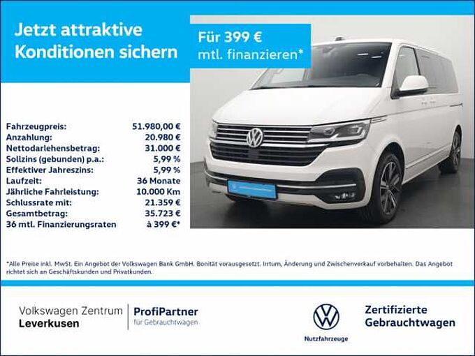 Volkswagen T6.1 Multivan Generation Six MEMORY NAVI VIRT