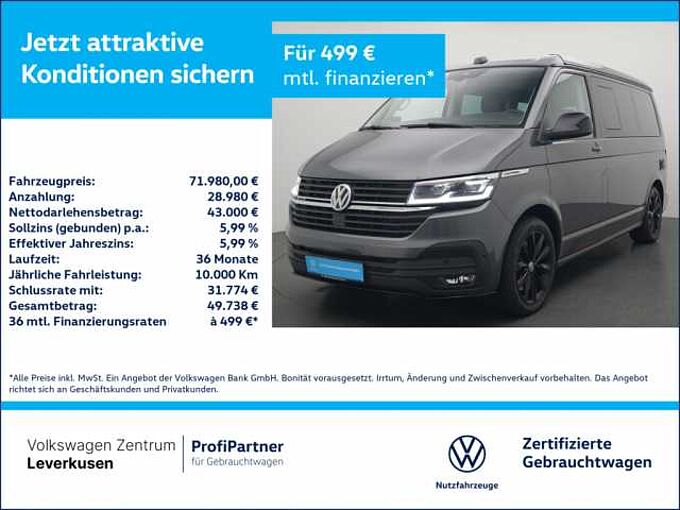 Volkswagen T6.1 California Ocean Edition 4Motion LEDER ACC