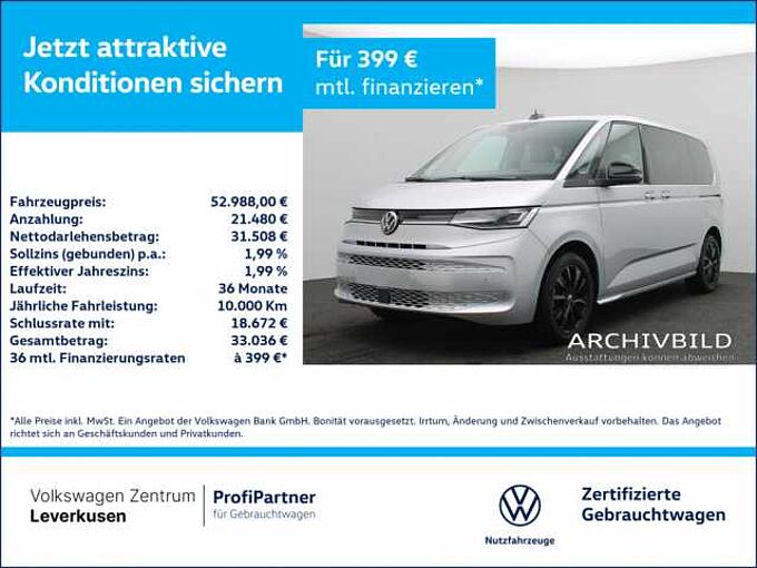 Volkswagen T7 Multivan Life 7-SITZE LEDER AHK HUD VIS-A-VIS