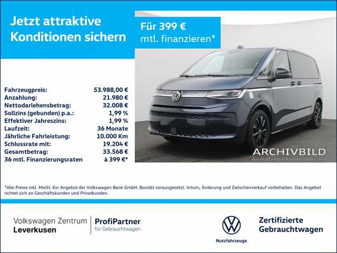Volkswagen T7 Multivan Style 7 SITZE KEYLESS NAVI VIRT HUD