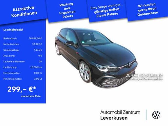 Volkswagen Golf VIII GTI MATRIX STANDHZ KAM SHZ LEDER