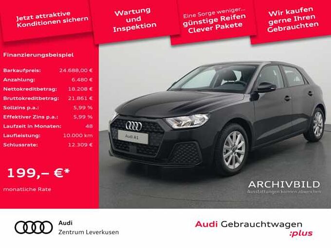 Audi A1 Sportback 1.0 30 TFSI advanced VIRT KAM SHZ P