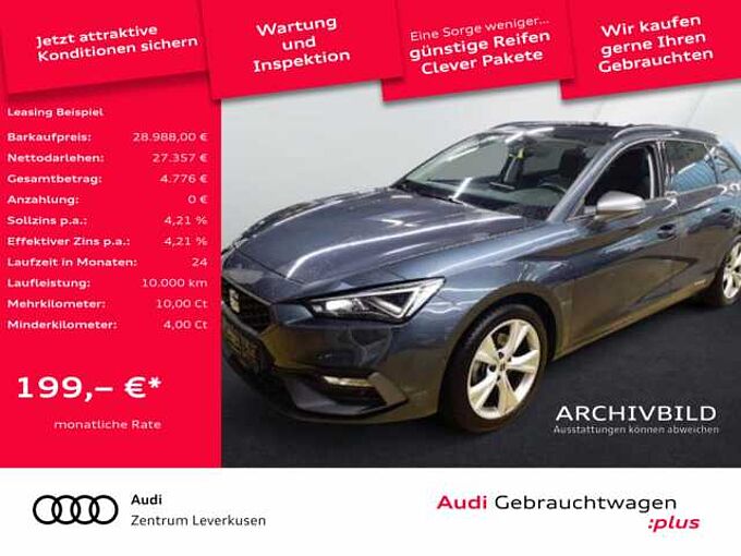 SEAT Leon Sportstourer FR DSG VIRT LED KAM SHZ PDC