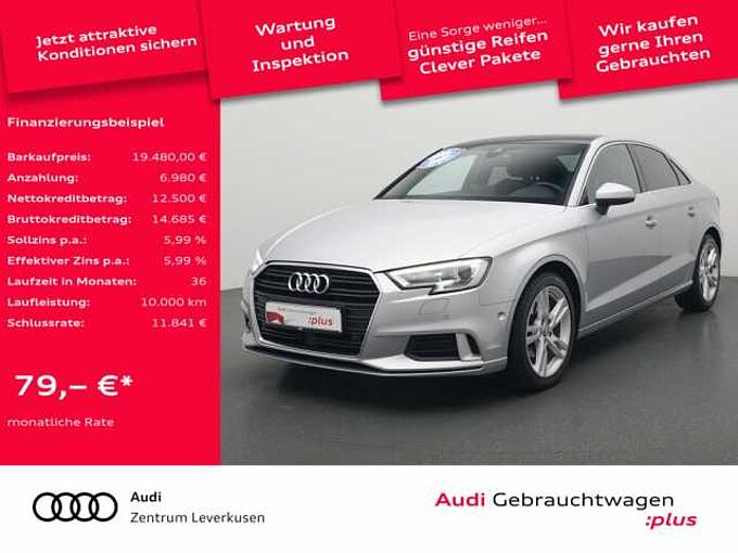 Audi A3 Limousine S-TRON AHK ACC NAVI PANO SHZ XENON
