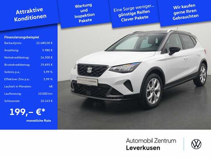 SEAT Arona FR LED DSG AHK SHZ KAM ACC PDC
