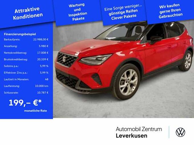 SEAT Arona DSG LED NAVI VIRT KAM PDC