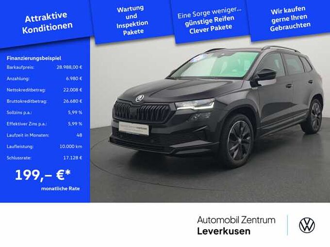 SKODA KAROQ Sportline DSG VIRT ACC AHK NAVI KAM SHZ