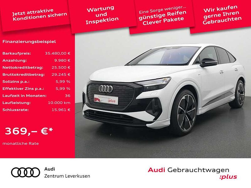 Audi Q4 Sportback S line PANO SONOS ACC NAVI RAUTE