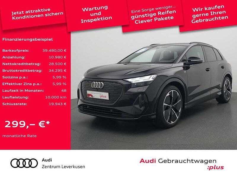 Audi Q4 e-tron S line PANO MATRIX NAVI VIRT ACC LEDER