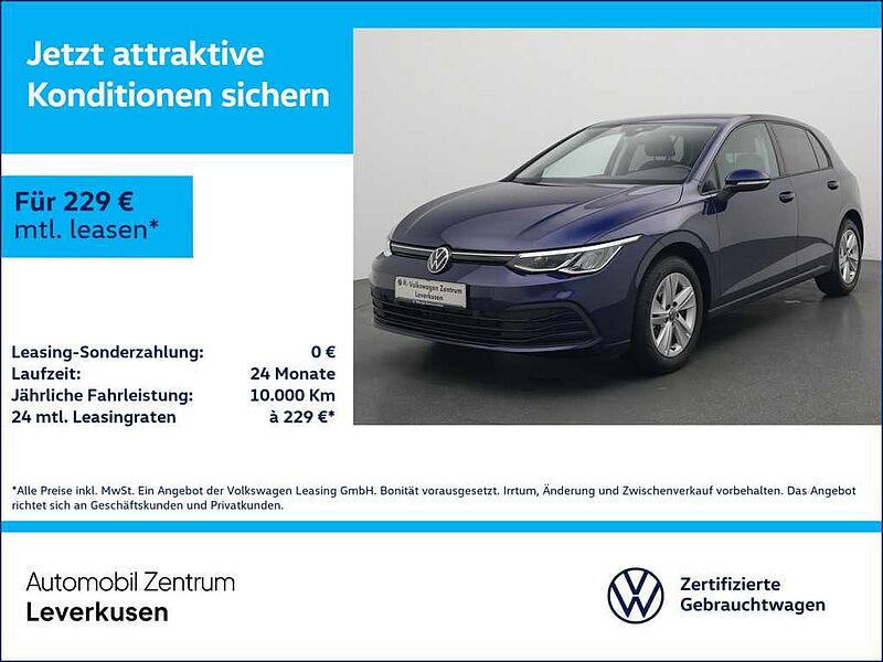Volkswagen Golf VIII Life DSG NAVI VIRT ACC LENKRADHZ KAM
